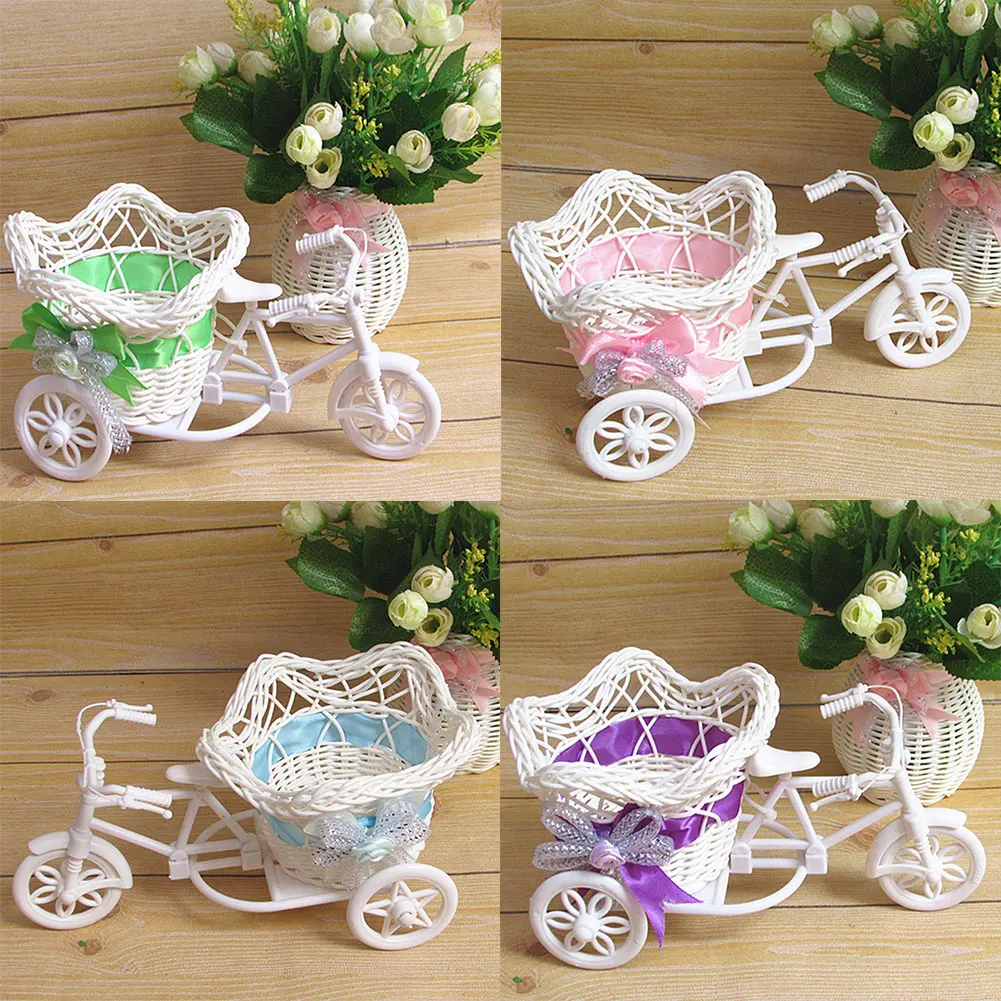 

Tricycle Vase Container Vases Basket Display Wedding Decoration Bike Pentagram Bikes Design Weddding Flower Home Plant