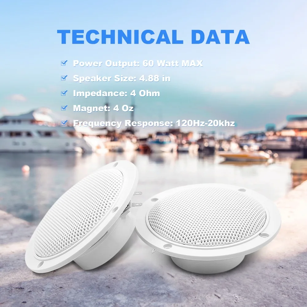 oval marine speakers