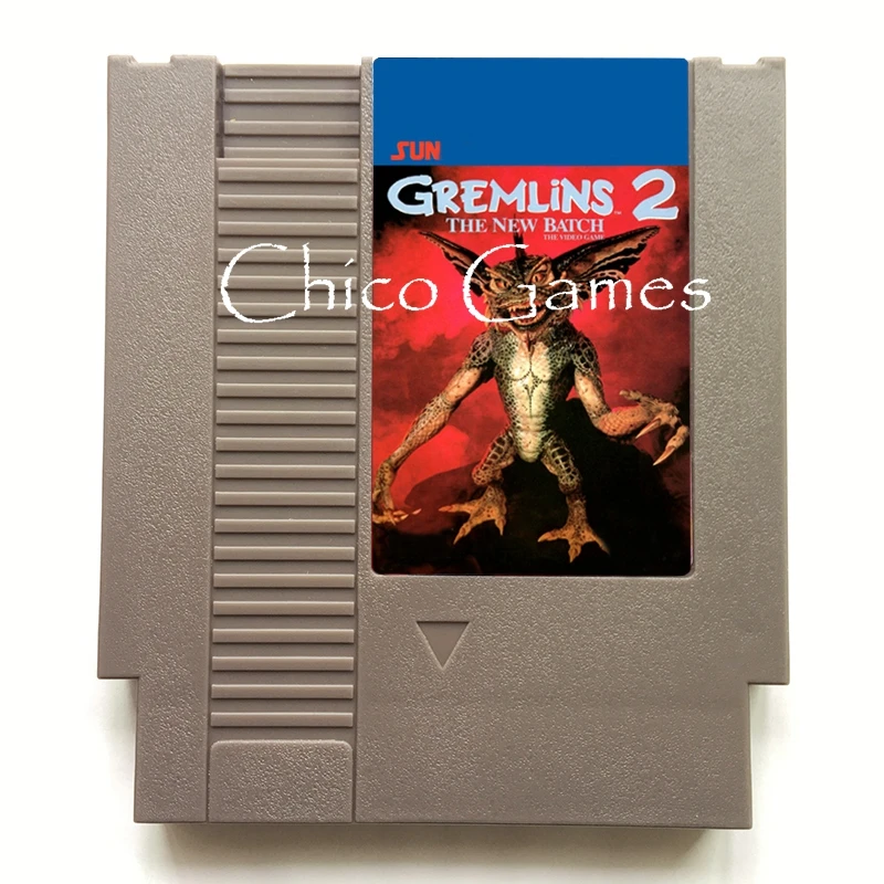 

Gremlins 2 The New Batch 72 Pins Game Card For 8 Bit Game Player