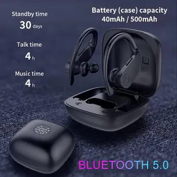 

Bluetooth Earphones 5.0 Wireless Headphones TWS Stereo Earbuds Handsfree Sport Headset Led Display Waterproof Earphone With Mic
