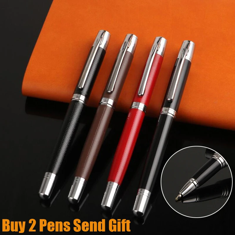 

Free Shipping Classic Design Flower Printing Metal Ballpoint Pen Hot Selling Student Writing Pen Buy 2 Pens Send Gift