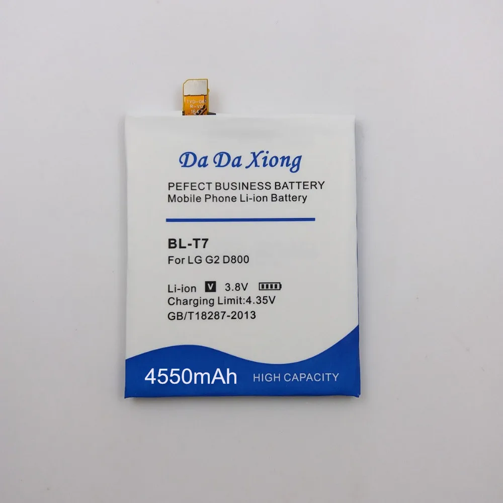 4550 мА/ч, BL-T7 BLT7 Батарея для LG Optimus G2 D800 D802 D801 L-01F LS980 P693 VS9801 VS980 LS980+ Бесплатные инструменты