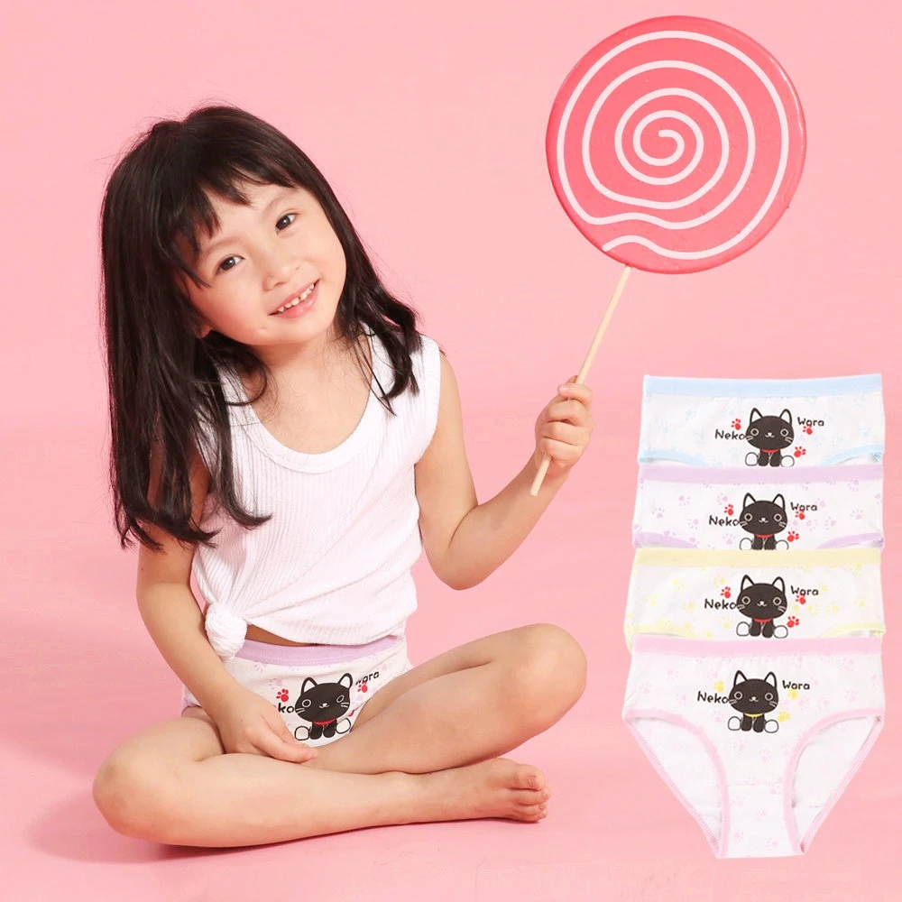 4 шт./лот; детское нижнее белье; хлопковые трусы для девочек; трусы ...