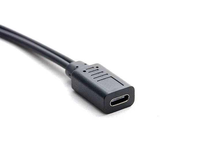 Type-C к type-C и Micro 5P Женский к 2 Мужской Y разветвитель зарядный удлинитель