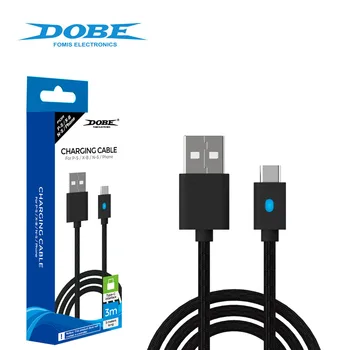 

For SONY Playstation 5 DualSense Wireless Controller Handle Gamepad Nintendo Switch Pro Charging Braided Cable With Indicator