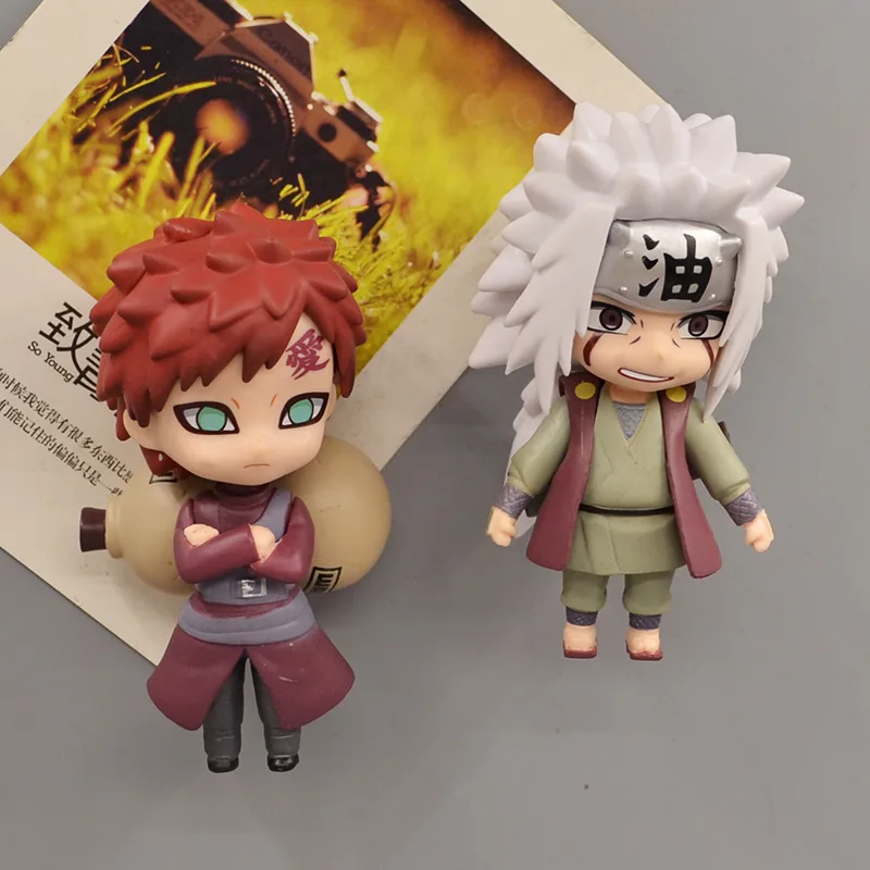 

NEW 6PCS Sakura Xiaoli Naruto Fridge Magnets Tsunade Jiraiya Naruto 3D Stickers Room Magnetic Home Decor DIY Wall Decoration
