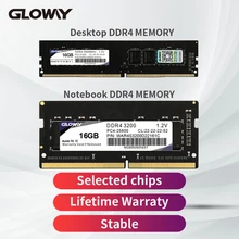 

Gloway DDR4 8 GB 2666mhz DIMM Memoria RAM 16GB 3200mhz SODIMM Memory PC4-21300 For Computador Desktop Notebook