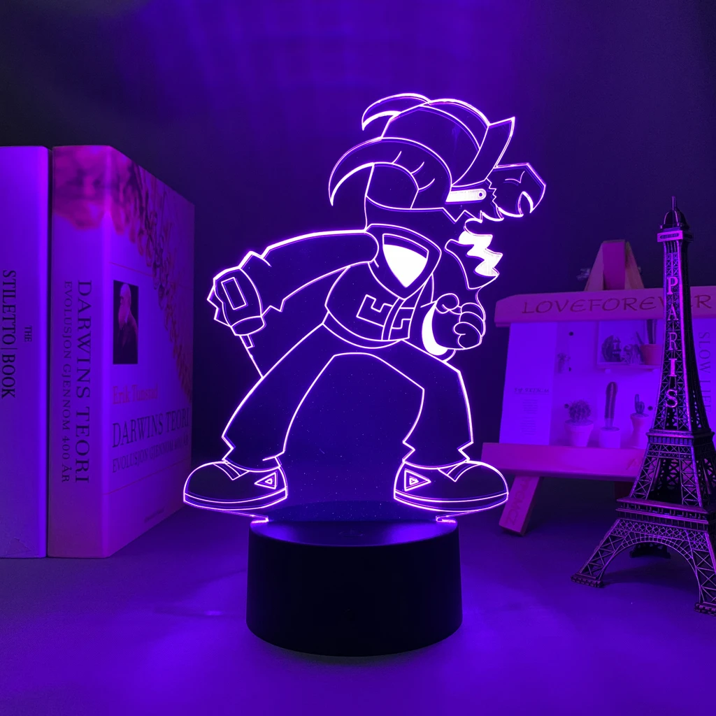 Led Light Game Friday Night Funkin Tabi Figure for Child Bedroom Decorative Kids Birthday Gift Desk 3d Lamp FNF | Освещение