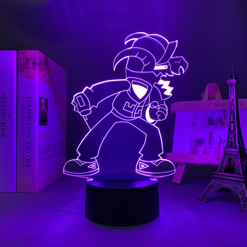 Led Light Game Friday Night Funkin Tabi Figure For Child Bedroom Decorative  Light Kids Birthday Gift Desk 3d Led Night Lamp Fnf - Night Lights -  AliExpress