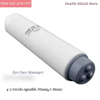 

4 Head Health Care Electric Eye Massager Mini Massage Device Pen Type Facials Great Vibration Thin Eye Face Massage Stick Tool