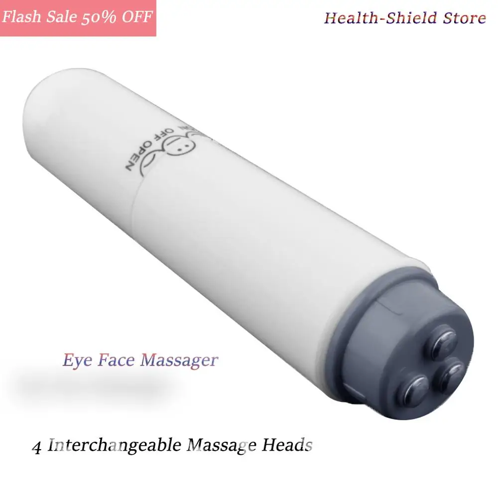 Электрический массажер для глаз 4 головки уход за здоровьем миниатюрное