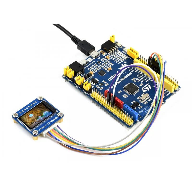 Waveshare 65K RGB 1.14 ġ LCD ,   4B/ 3B/3A +/ W IPS ÷ 240  135 ػ 