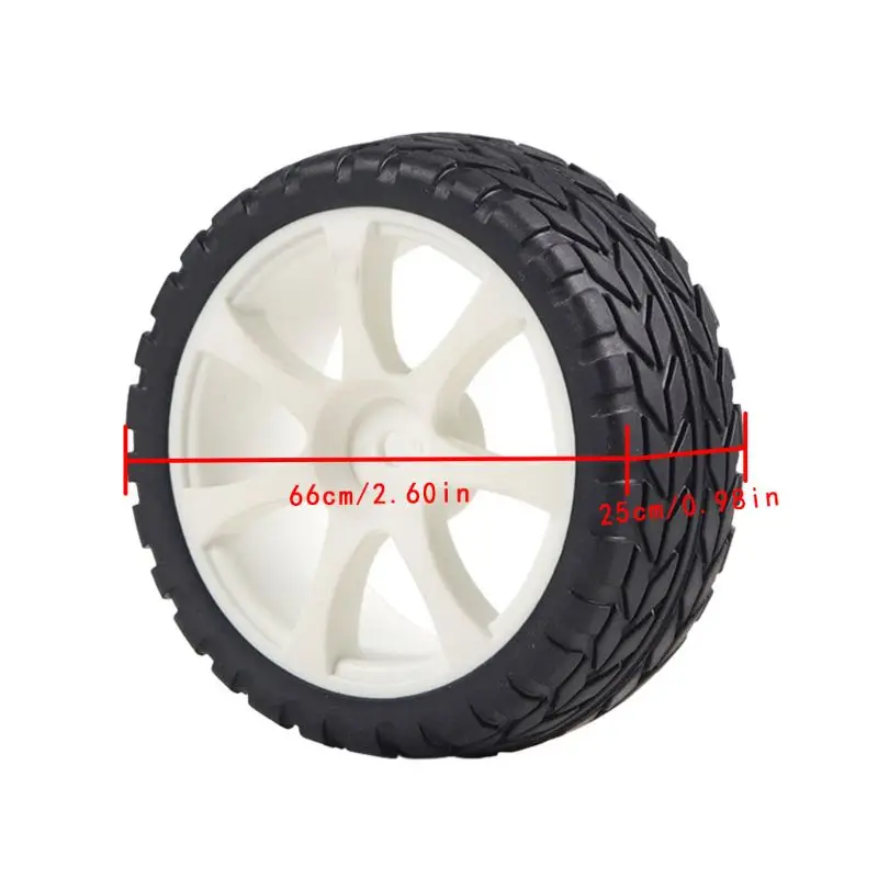 4PCS Rubber RC Racing Tires Car On Road Wheel Rim for HSP HPI Spare Parts 3