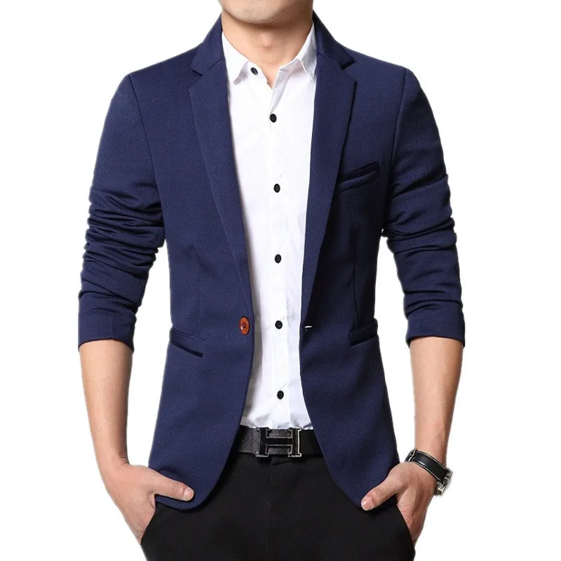 casual masculino blazer blazer algodão fino terno