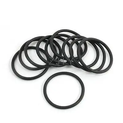 

34.3mm x 2.65mm Flexible Rubber Oil Sealed Filter O Rings Washers 10 Pcs
