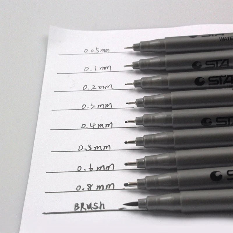 Рисование косметический карандаш водостойкая живопись ручка точка трубчатый рисунок Маркер ручки ручка для эскизов ручка-закладка художественные маркеры подводная ручка