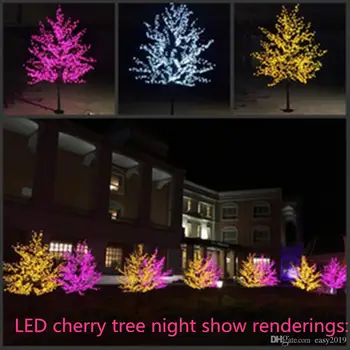 1.5M LED Artificial Cherry Blossom Tree Light Christmas Light 480pcs LED Bulbs 110 220VAC Rainproof fairy garden Christmas decor 1.5M LED Artificial Cherry Blossom Tree Light Christmas Light 480pcs LED Bulbs 110 220VAC Rainproof fairy garden Christmas decor