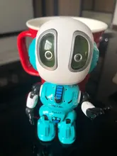 Robot inteligente que habla para niños, juguete educativo de Robot humanoide con sensor inductivo