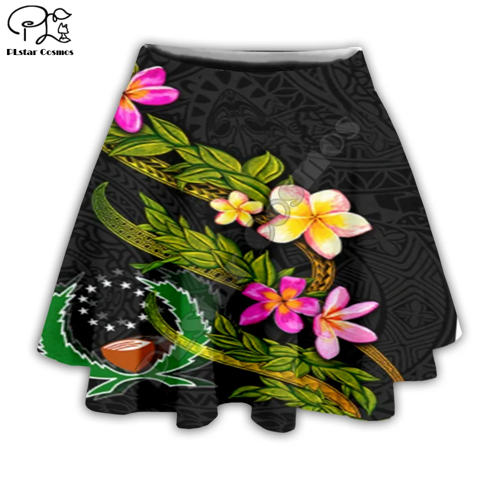 PLstar Cosmos-Falda corta para mujer, nueva moda de verano 2021, tatuaje colorido, divertida, cultura de tortuga, modelo 1
