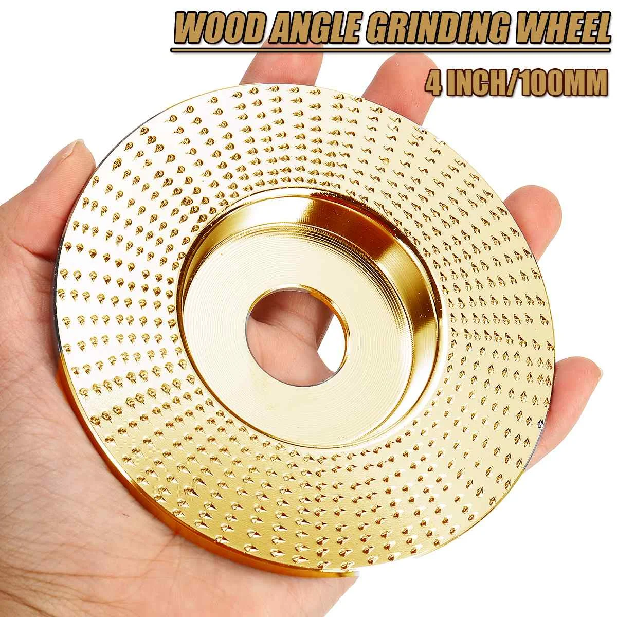 

100x22mm Wood Grinding Wheel Angle Grinder Disc Wood Carving Disc Sanding Abrasive tool