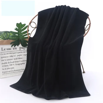 

Hot sale Black Cotton Terry Towels Cotton Face Towel Bath Towels For Adults 70*140cm Bathroom Towels bath towels luxury