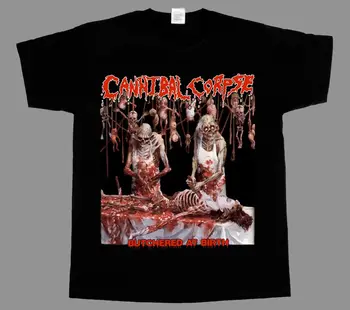 

CANNIBAL CORPSE BUTCHERED AT BIRTH NEW SHORT - LONG SLEEVE BLACK T-SHIRT