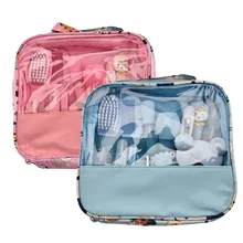 Многофункциональный Набор для ухода за ребенком, детский медицинский термометр, гигиеническая щетка для ухода за волосами, комплект для младенца, триммер для ногтей, ножницы, набор туалетных принадлежностей