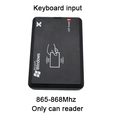 FONKAN Настольный микро сканер портативный RFID UHF считыватель тег карта для записи машина ISO18000-6C& 6B USB клавиатура вход обеспечивает SDK - Цвет: keyboard 865-868Mhz