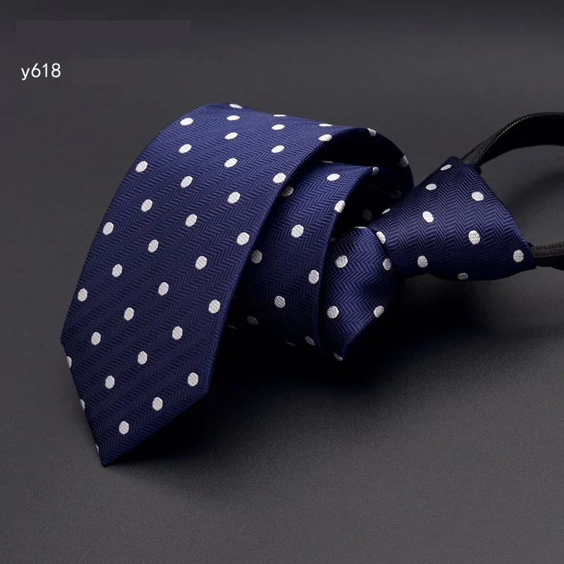 y618 Новинка, брендовый, мужской, высокое качество, модный, 6 см., тонкий, на молнии, галстук, формальный, Свадебный, Повседневный, на шею, галстук для мужчин, упаковка с подарочной коробкой - Цвет: y618