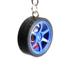 RIM wheel keychain Car wheel Nos Turbo keychain key ring metal with Aluminum Brake discs Keyfob for TE37 TOYOTA style ► Photo 3/6