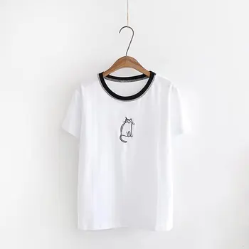 

2020 New T Shirt Women Tops Print T-Shirt Femme T-shirt Casual O-neck Rock