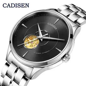 

CADISEN Brand Mens Watches Automatic Mechanical Luxury Watch Men Stainless Steel Waterproof Business Sport Mechanical Wristwatch