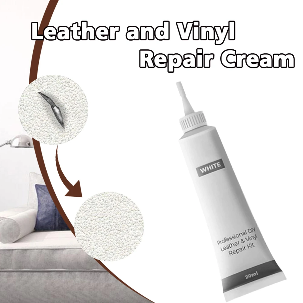 Белый Профессиональный DIY кожаный виниловый крем для ремонта мебели, дивана, автокресла, дивана TP899 - Цвет: Белый