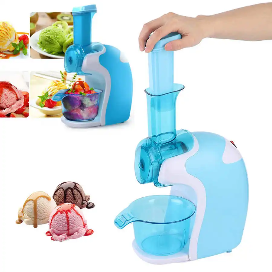 

Portable Fruit Ice Cream Machine Home Ice Cream Dessert Sorbet Maker CN Plug 220V Kitchen Ice Cream Maker