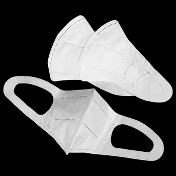 

10PCS 3 Layers Mask Dust Protection Masks Disposable Face Masks Elastic Ear Loop Filter Anti-Dust Safety Masks for Kids/Adult