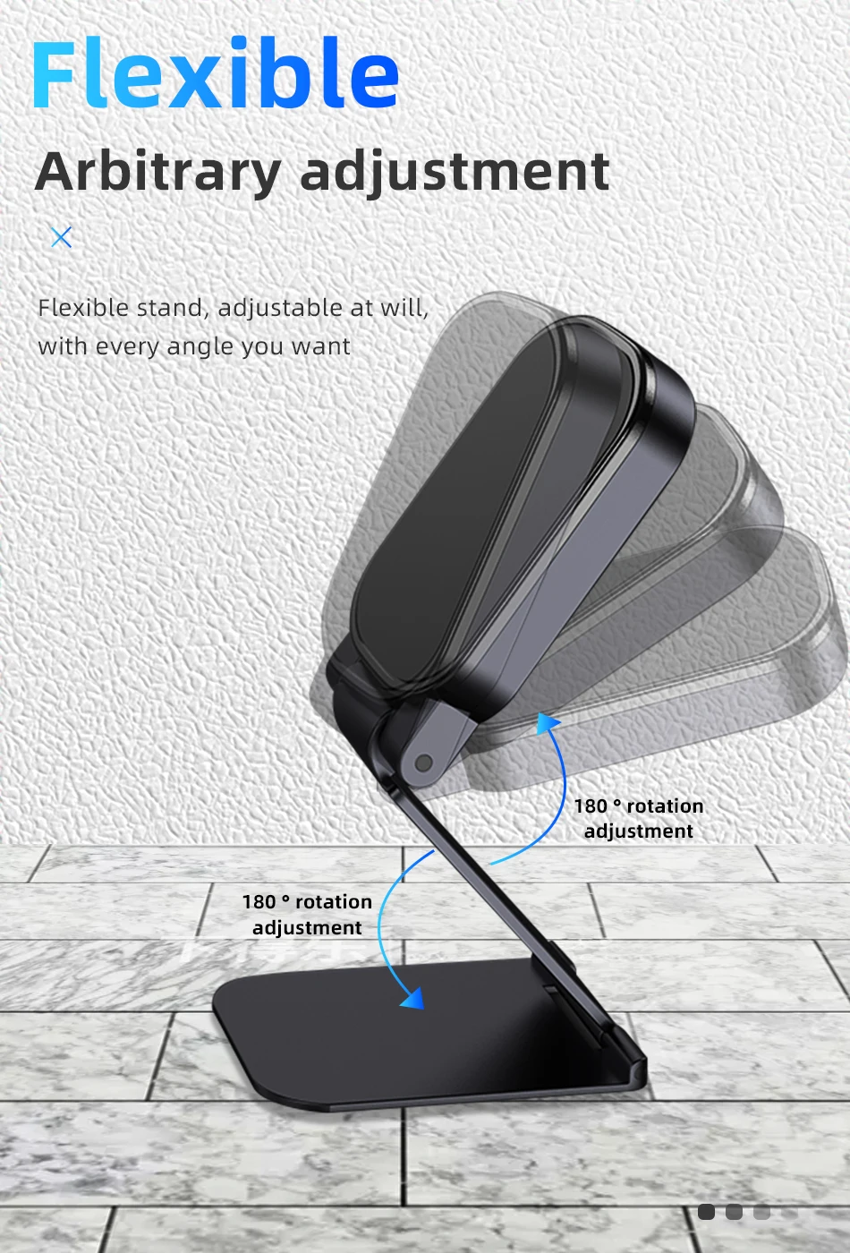 !ACCEZZ Car Magnetic Holder Phone Stand For iPhone 11 X Samsung Center Console Folding Adjustable Magnet Support Desktop Bracket (9)