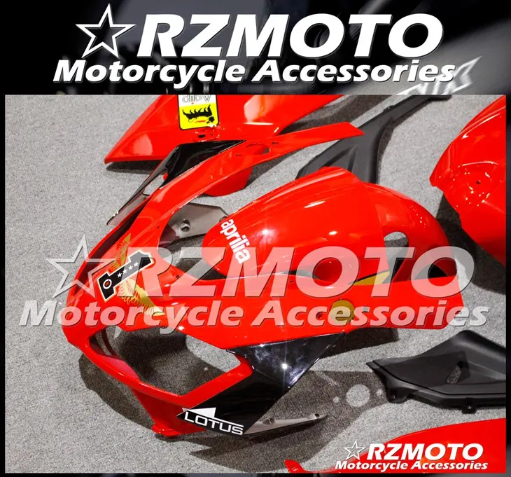 Инъекций ABS Полный обтекатели Наборы подходит для Aprilia RS125 2006 2007 2008 2009 2010 2011 06 07 08 09 10 11 Боди, комплект красного цвета