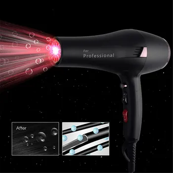 

DIDIHOU 2000W Dryer Salon Hair Dryer Negative Ion Dryer Electric Hairdryer Hot/Cold Wind With Air Collecting Nozzle