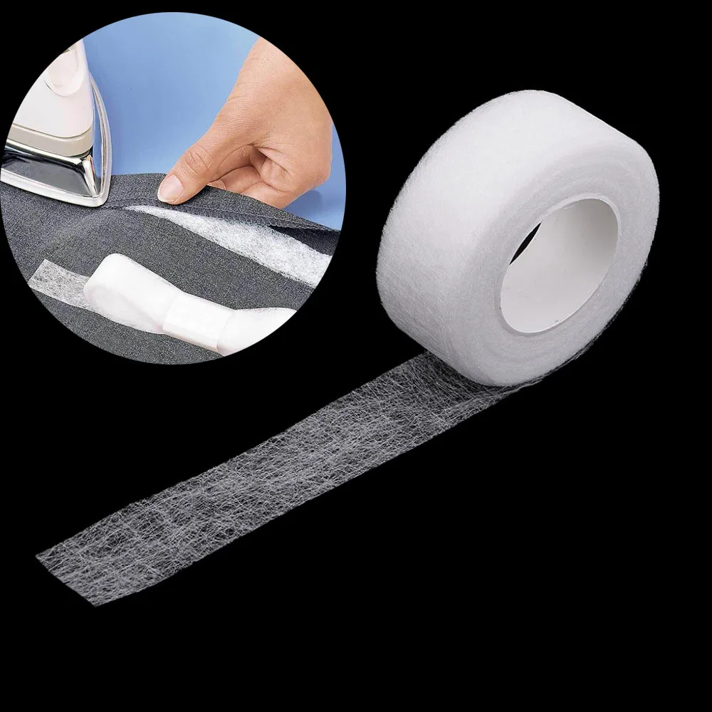 1pcs White 20mm Iron On Hemming Tapes Wonder Web Fusible Bonding Lace