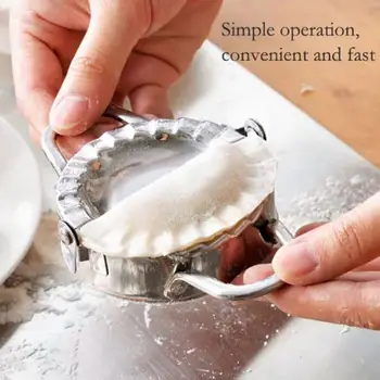 

1PC Stainless Steel DIY Dumpling Mold Dumpling Making Machine Cooking Pastry Tool Kitchen Tools Dumpling Maker Device Dropship
