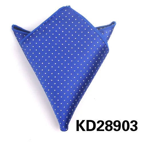 KD28903 Карманный платок для костюма для мужчин и женщин в горошек полотенце для сундуков носовые платки для джентльменов мужские костюмы платок Карманный полотенце - Цвет: KD28903
