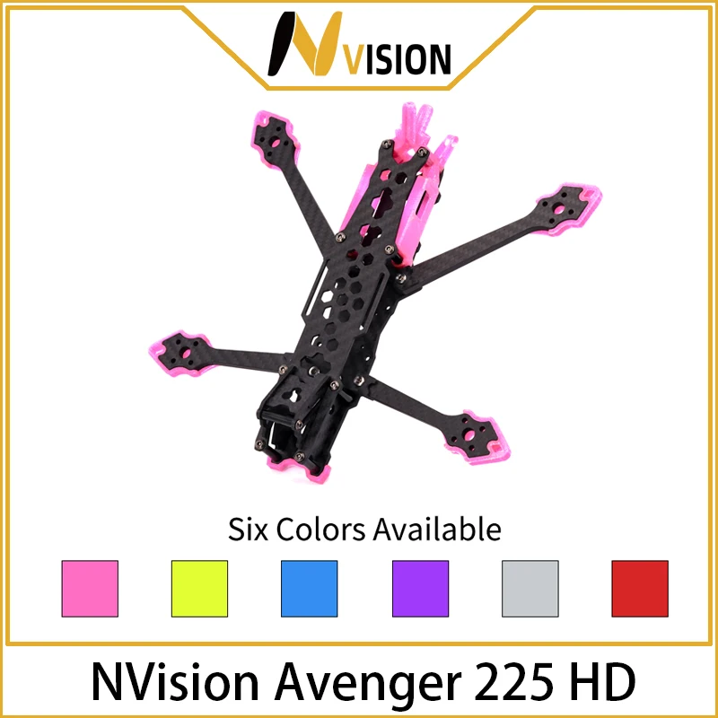 Комплект рамок для дрона NVision TCMMRC Avenger 225 HD Fpv 5 дюймов рама T300 из углеродного