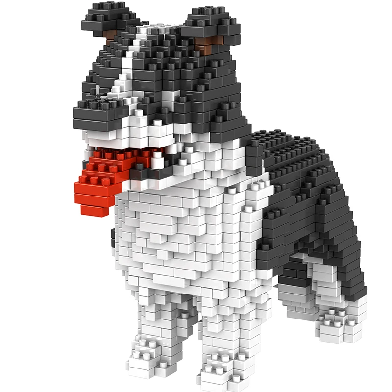 

New Arrive Dog Building Blocks Mini Diamond Particle Blocks Children's Creative DIY Bricks Toys For Children Birthday Gift