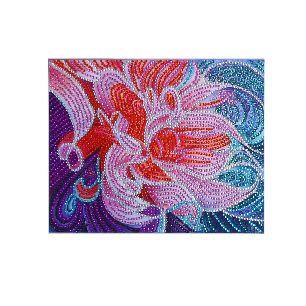 Flower 3 5D алмаз особенной формы картина Наборы Стразовая вышивка картинка - Цвет: Flower 3