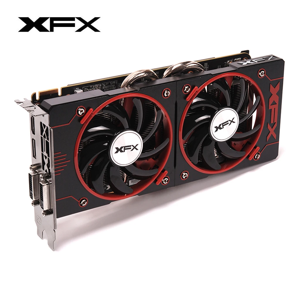 best video card for gaming pc XFX Radeon R7 200 2GB Graphics Cards GDDR3 128bit Gaming Video Card DirectX 12 Desktop Computer GPU DVI-D/HDMI/DP(R7 240/R9 390) external graphics card for pc