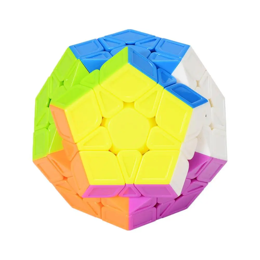 3x3 Megaminx скоростной куб без наклеек Megaminx Dodecahedron магические кубики Головоломка скульптурная версия