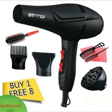 Профессиональный 2200 Вт Мощный фен для волос для парикмахерских салонов инструменты фен низкий фен волос сушильное устройство с обдувом горячим воздухом 220 В