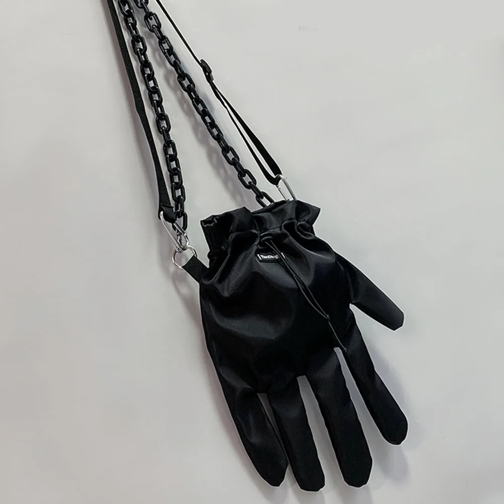 Women Shoulder Bags Fashion Nylon Hand Shape Design Casual Fashionable Solid Color Crossbody for Travel Shopping |
