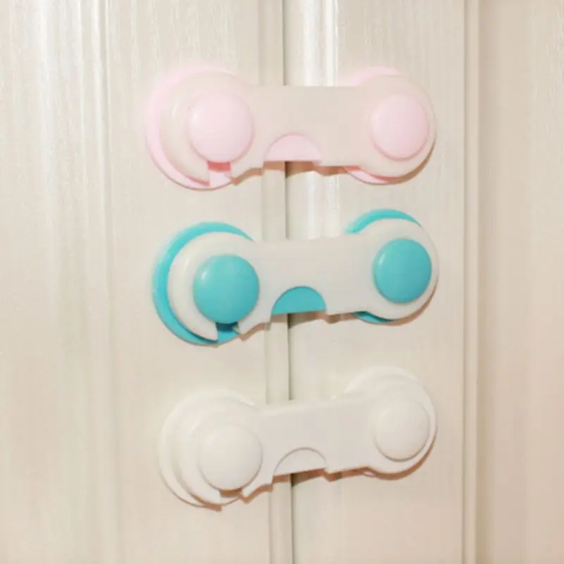 Plastic Cabinet Lock Door Locks Child Safety Baby Protection From Children Safe Locks for Refrigerators Security Drawer Latches