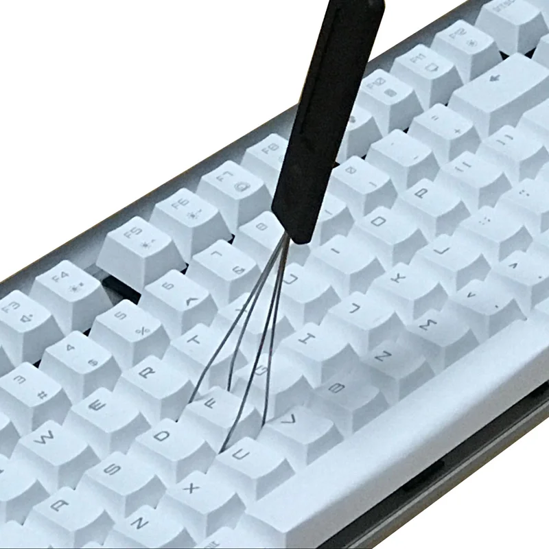 Keyboard Key Keycap Puller Remover Puller Plastic Handle Steel Wire Pull for Keyboard Unloading Dust Cleaner Aid Staple Remover